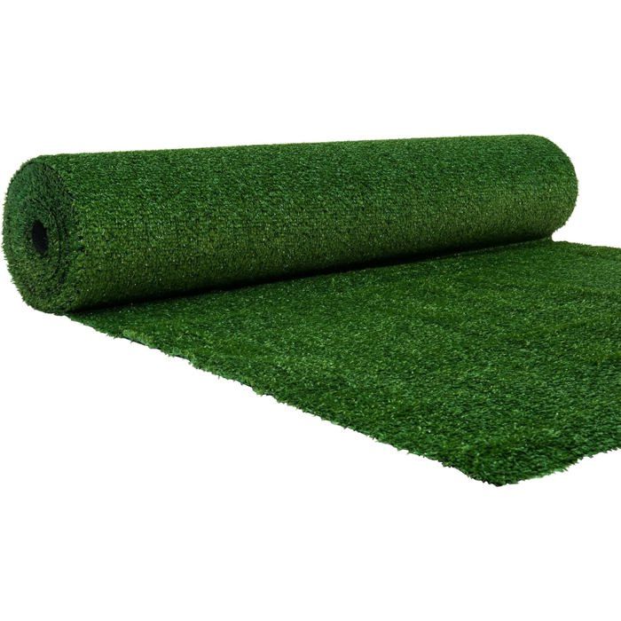 WERKA PRO 10689 - Gazon Artificiel - Épaisseur 2 cm - 1 x 10 m (10m2) - Très Résistant - Traitement Anti UV