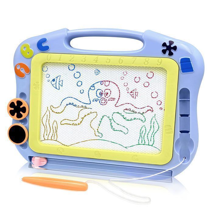 Ardoise Magique Grande avec Pieds - Tableau de Dessin Magnétique
