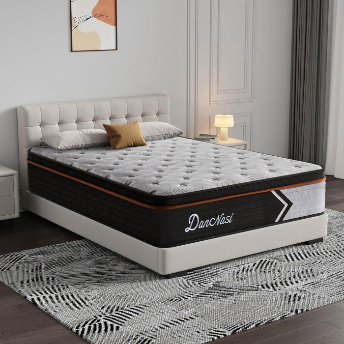 Matelas Hybride 140x190 Mousse à mémoire de forme + ressorts ensachés Certifié Oeko-Tex Durable Ép 27 cm