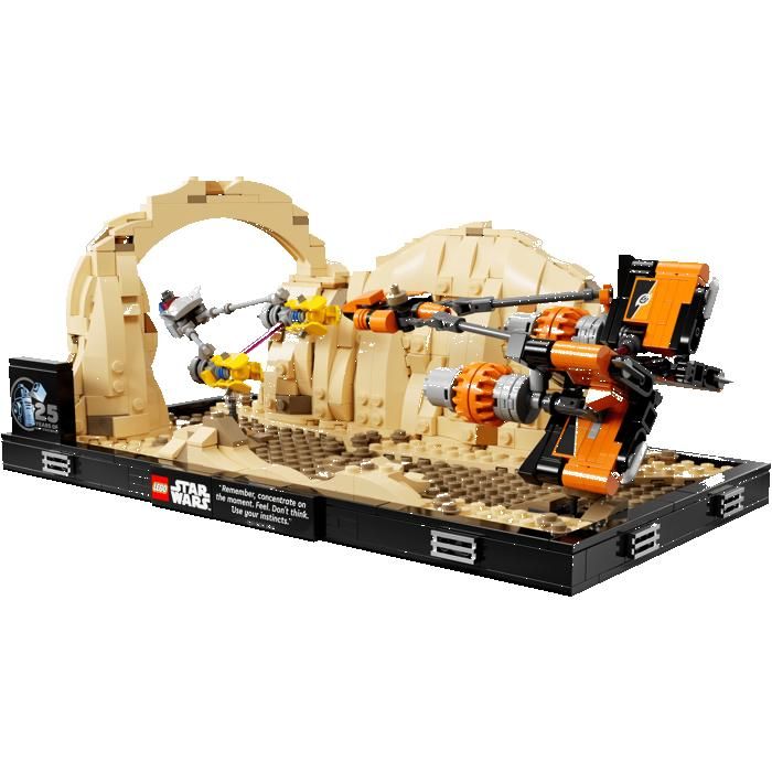 LEGO star wars 75380 Diorama de la course de podracers de Mos Espa Cadeaux Jouets Objets de collection 18+