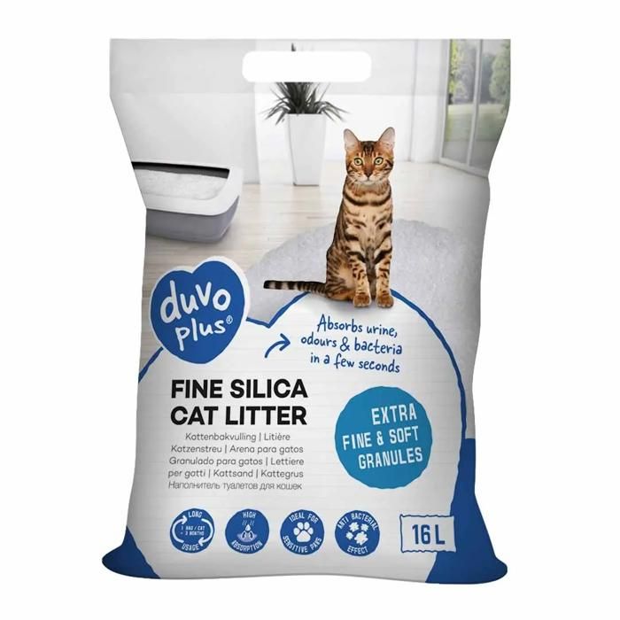 Litière pour chat fine Duvoplus Premium Silica