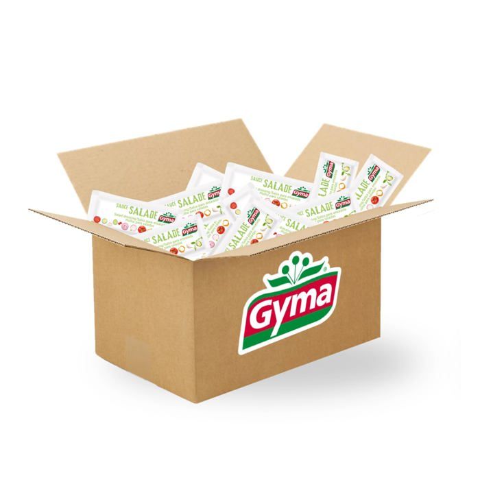 GYMA - 100 sticks individuels de sauce Salade 10 ml pour Particuliers et Professionnels