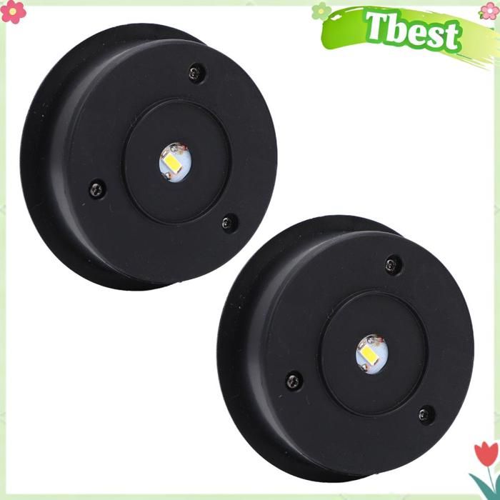 Tbest Dessus de remplacement pour lampe solaire 2pcs Solar Light Replacement Tops bricolage lampe 7 cm/2 76 pouces de diamètre