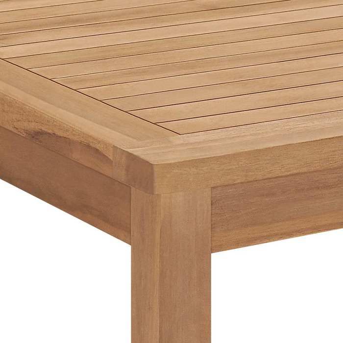 Table à dîner de jardin 160x80x77 cm Bois de teck solide_2 ans garantie_84981