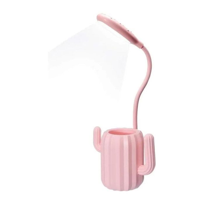 Lampe de Bureau - LED - Tactile - Luminosité Ajustable - Rechargeable USB - Rose