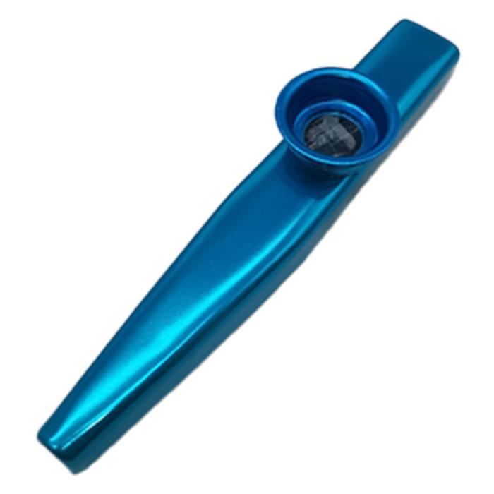Kazoo En Alliage D'aluminium Argenté - 12 Cm De Long - Instrument à Vent Simple Et Amusant