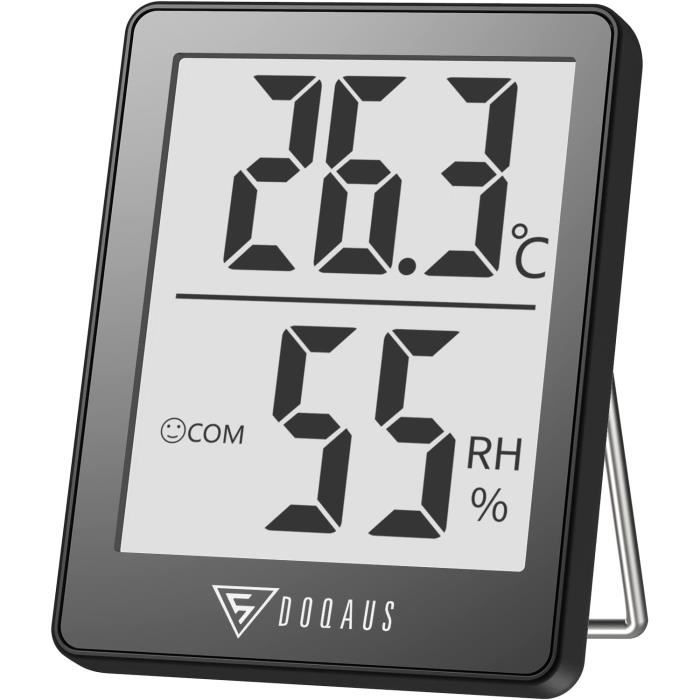 DOQAUS Hygromètre numérique d'intérieur Thermomètre d'humidité