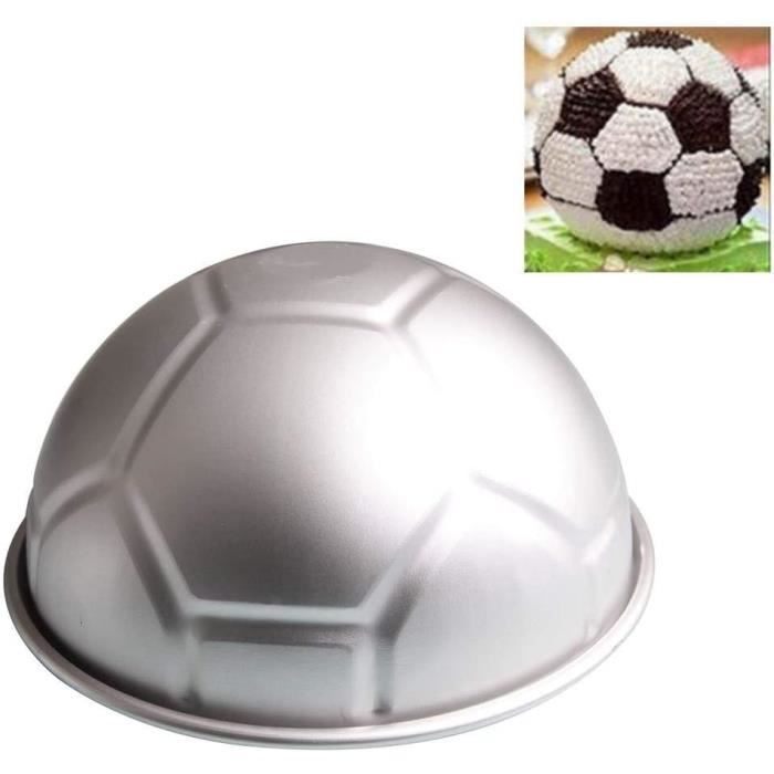 Moule à Gâteau 3D En Forme De Ballon De Football - 6 Pouces (15cm) En Aluminium | Parfait Pour Anniversaires, Fêtes Thématiques - 7