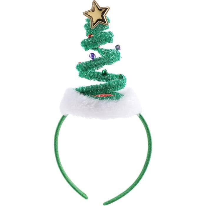 Edary Bandeau lumineux de Noël avec flocons de neige et étoile verte -  Accessoire de cheveux pour femmes et filles (blanc) : : Beauté et  Parfum