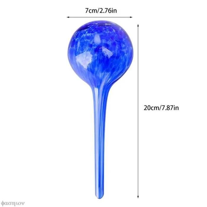6 Globes D'arrosage Automatique 500ml, Forme De Boule Transparente, Pour Plantes D'intérieur - Arrosage Lent