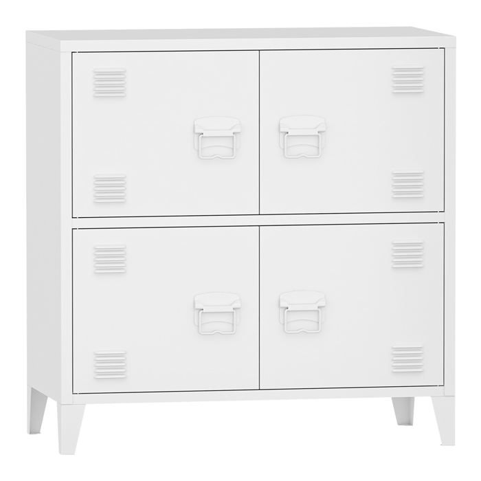 Armoire de bureau casier de bureau meuble de rangement pour salon bureau chambre atelier metallique a 4 portes acier 82 Armoire de bureau casier de bureau meuble de rangement pour salon bureau chambre atelier metallique a 4 portes acier 82