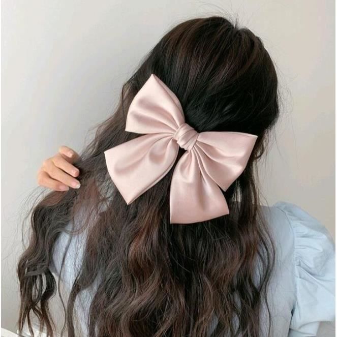 Pinces à Cheveux Mains Squelette Pour Fille - Avec Nœuds Roses - Gris/Marron - Neuves