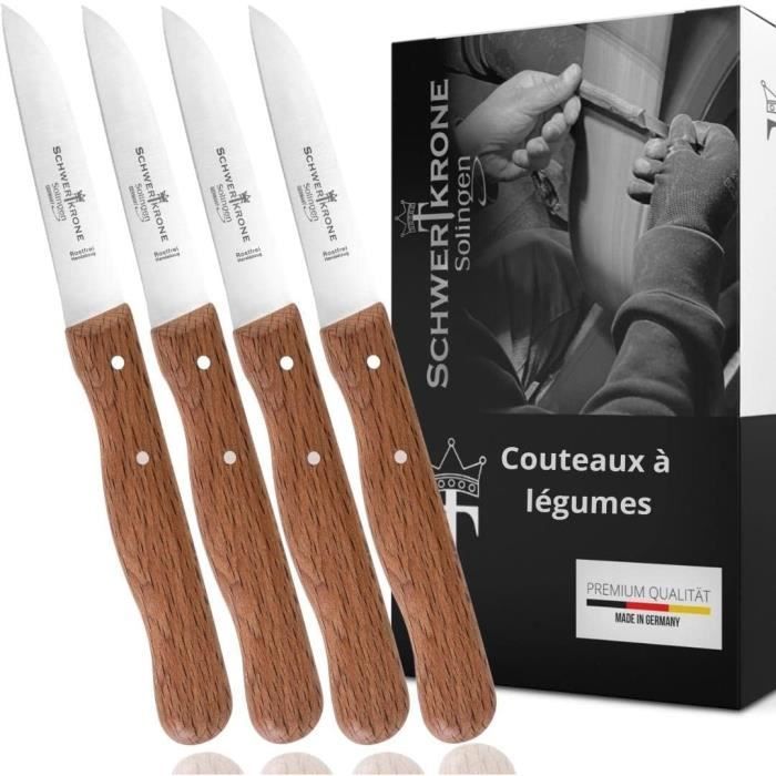 Opinel set de 4 couteaux à steak, olivier | Achetez à prix avantageux
