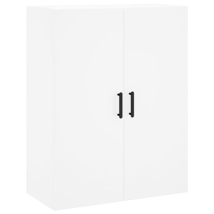 Buffet bas - Blanc - Bois dingénierie - Contemporain - Design