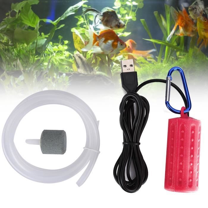 Pompe à oxygène muet équipement de travail pour l'aquarium d'aquarium USB charge (Pompe à air USB )-SPR
