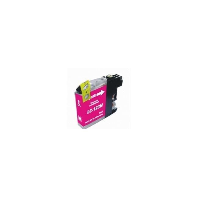 Cartouche D'encre Magenta Brother LC123M Authentique - Neuf Sous Blister - TVA Incluse