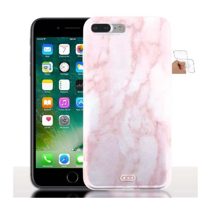 coque iphone 7 plus silicone rose