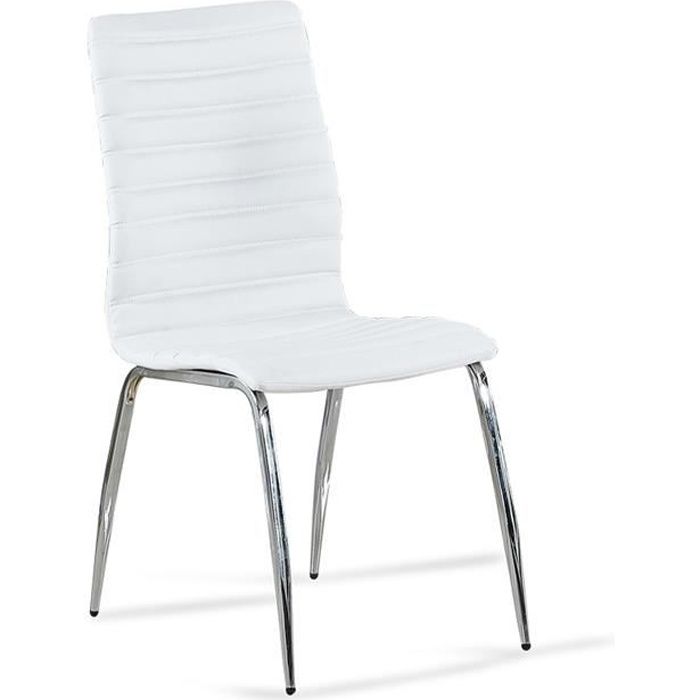 chaise salle à manger blanche - londres - designetsamaison