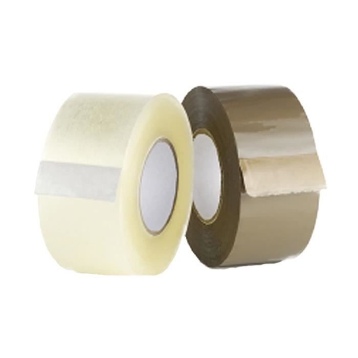 Lot De 6 Rubans Adhésifs Transparents Pavo - 66m X 50mm, Pour Emballage
