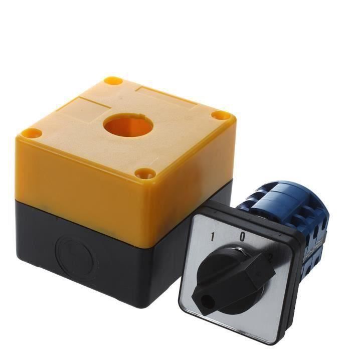 Interrupteur Rotatif 3 Positions LW28-20/3 20A 500V Uxcell - Neuf