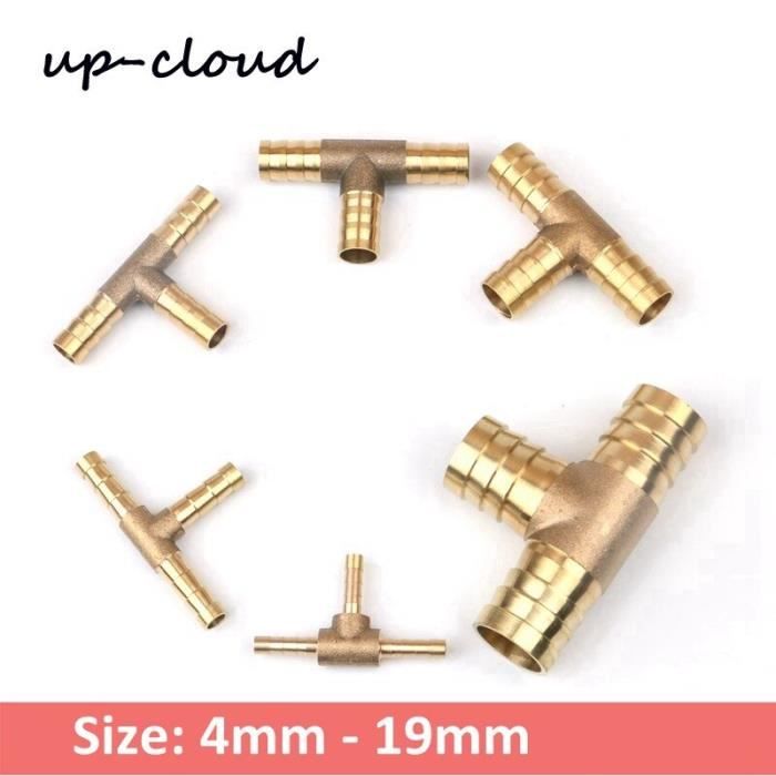 Connecteur 3 voies en laiton, 2 pièces, 4 ~ 19mm, raccord adaptateur de  pompe à Air pour Aquarium, joint de réparation d*DV5663 - Cdiscount  Bricolage