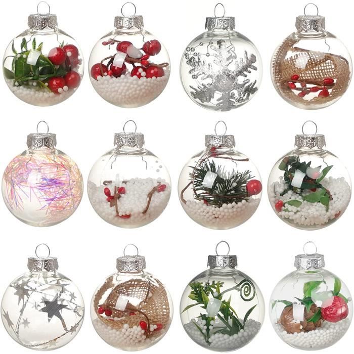 décorer une boule de noel en plastique transparent gitapp.link