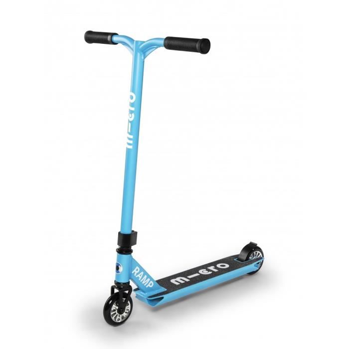 Trottinette Freestyle - MICRO - Ramp Bleu - Mixte - 2 roues - Poids jusqu'à 100 kg