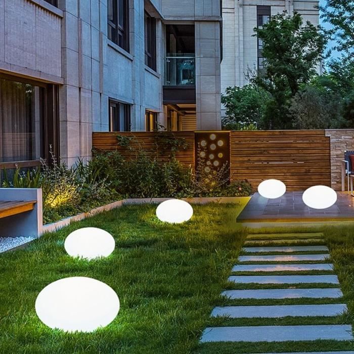 Acheter boule lumineuse de jardin LED RGBW sans fil 1,2W IP65