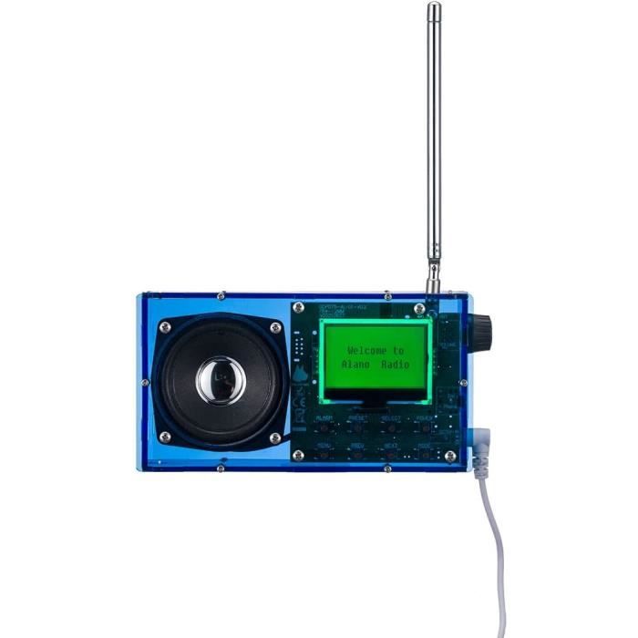 Kits Radio FMDab Do It Yourself (DIY) avec Coque en Acrylique, Kits