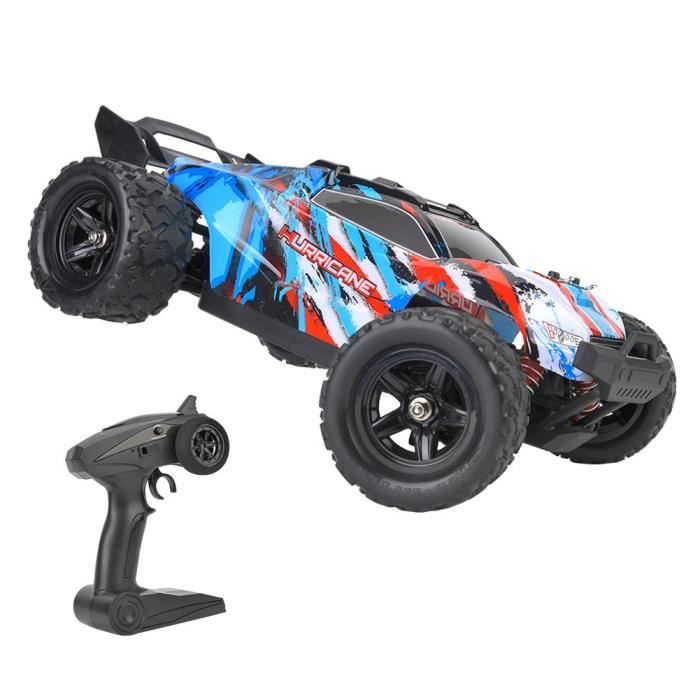 SAIFILI Voiture Télécommandée Lamborghini 1:18 – Spray Fumée, LED, 2,4 GHz – Rechargeable – Bleue – Dès 3 Ans