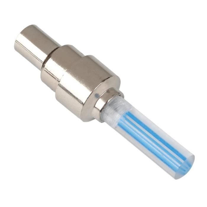 Bouchon de valve lumineux LED blanc pour roue de vélo