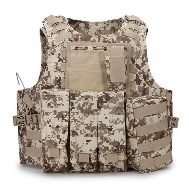 Gilet Tactique Militaire Camouflage