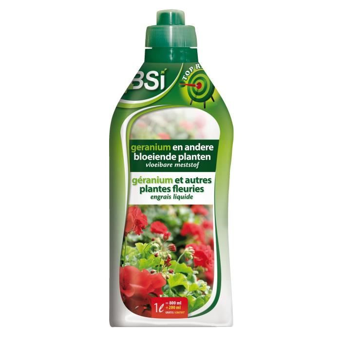 Geranium Liquid BSI - Engrais Minéral - Liquide - Pour Géranium - Pour Les Espèces De ...