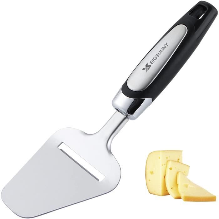 Trancheuse à Fromage à Pâte Molle Gastromax - 17,5 Cm - Acier Inoxydable Et Plastique Noir - Neuf