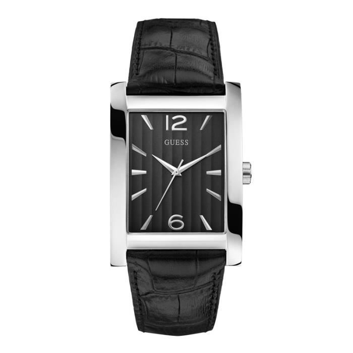 Montre GUESS Homme, Boîtier Rectangle Acier Bri… Acier, Tendance -  Achat/vente montre Homme Adulte Cuir - Cdiscount