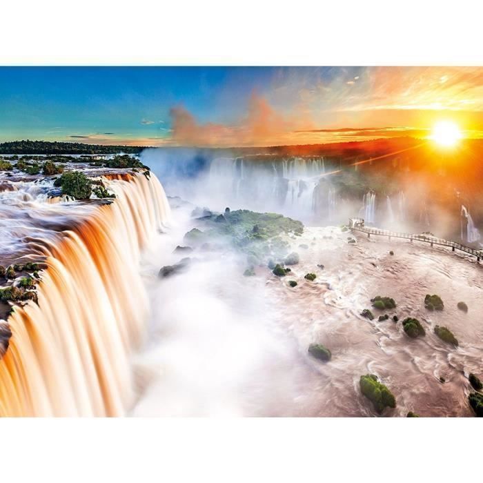 Puzzle Adulte : Les Chutes Du Niagara - 1000 Pieces - Clementoni - Collection Cascades et Chutes D eau