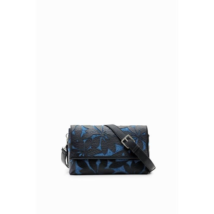 Sac Bandoulière Desigual Romeo Floral - En Matériaux Recyclés, Fermeture Zippée, Design Floral Manaos 2.0
