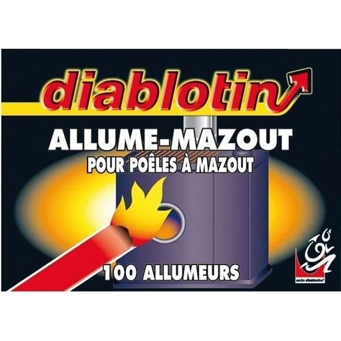 DIABLOTIN - Allume mazout boîte 100