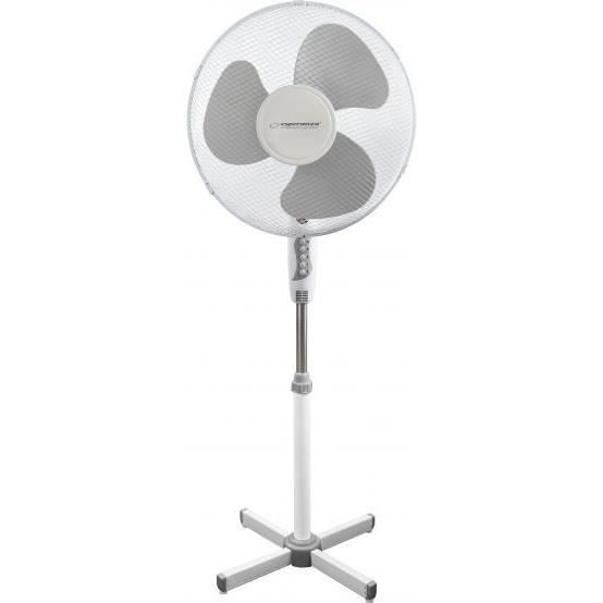 Ventilateur de sol - Esperanza - EHF001WE - Blanc - Gris - 20 x 40 x 130 cm - Esperanza