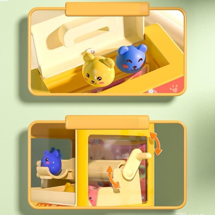 Poussette Pliable Pour Poupée AWHAO - 10 Pouces - Chariot Jaune Avec Accessoire - Jeu éducatif De Rôle