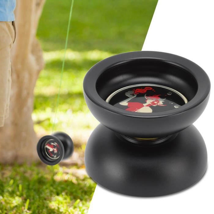 TOPINCN Yoyo En Alliage D’aluminium Insensible – Haute Performance – Roulement Acier Inox – Corde Incluse – Compétition Avancé