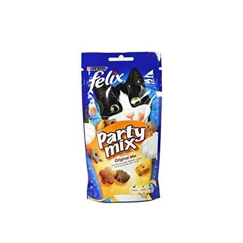 Comparer les prix de Friandises pour chats Felix Party Mix Original Mix 60g de Felix - Multi-espèces - Les CH