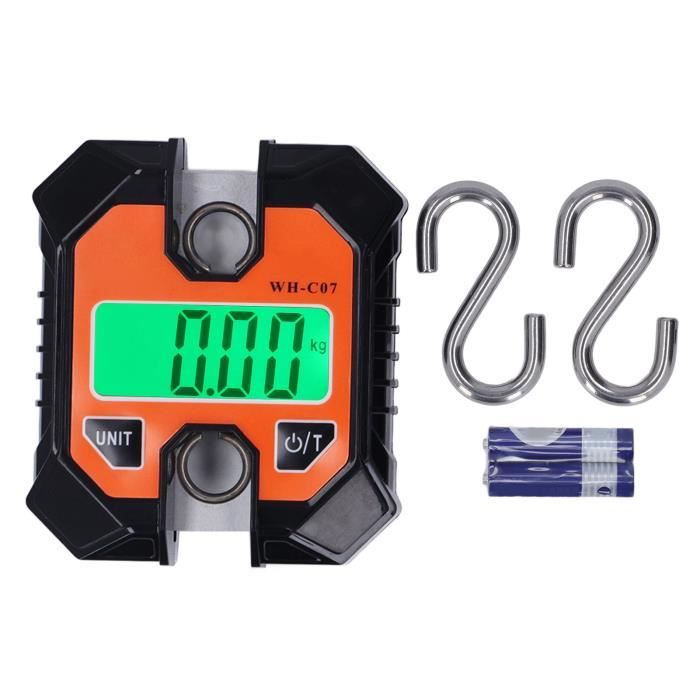 Balance Industrielle Suspendue 2000kg - Pèse-Grue Numérique Rechargeable Avec Télécommande | Précision 0,5kg
