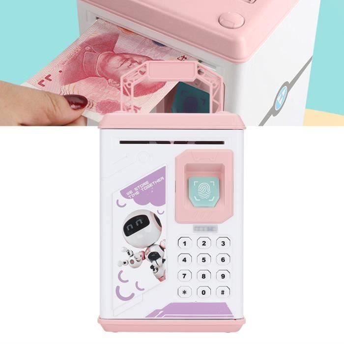 Tirelire Enfant Adorable En Forme D’Animal – Transparente, Incassable, Idéale Pour Apprendre à Épargner (Rose, Vert, Bleu…)