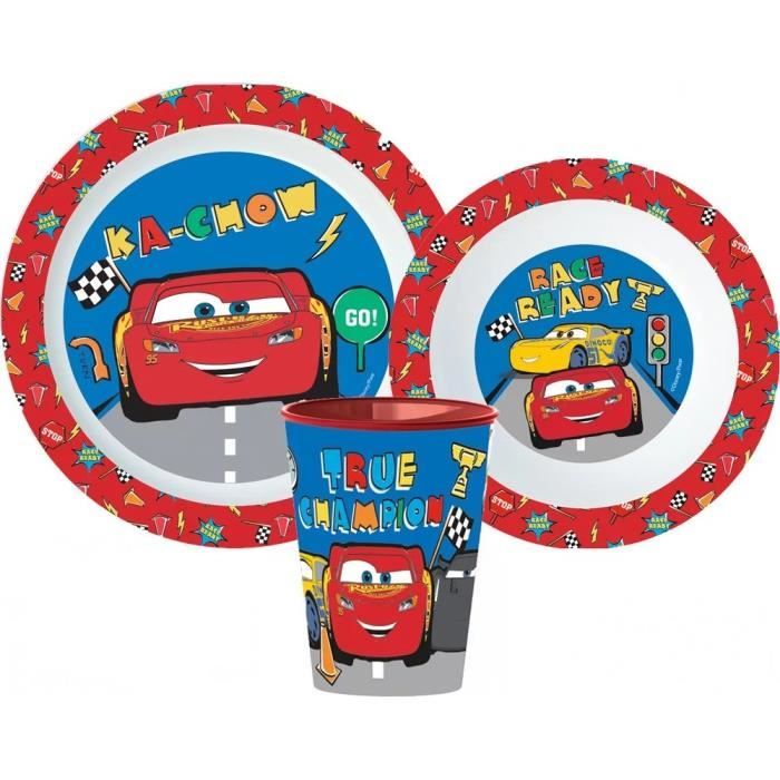 Set Repas PSG Enfant - Assiette, Bol Et Verre (Officiel Paris Saint-Germain)