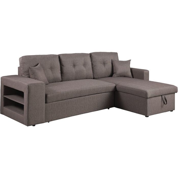 Canapé dangle convertible/réversible Axel - 3 places - Taupe Canapé dangle convertible/réversible Axel - 3 places - Taupe