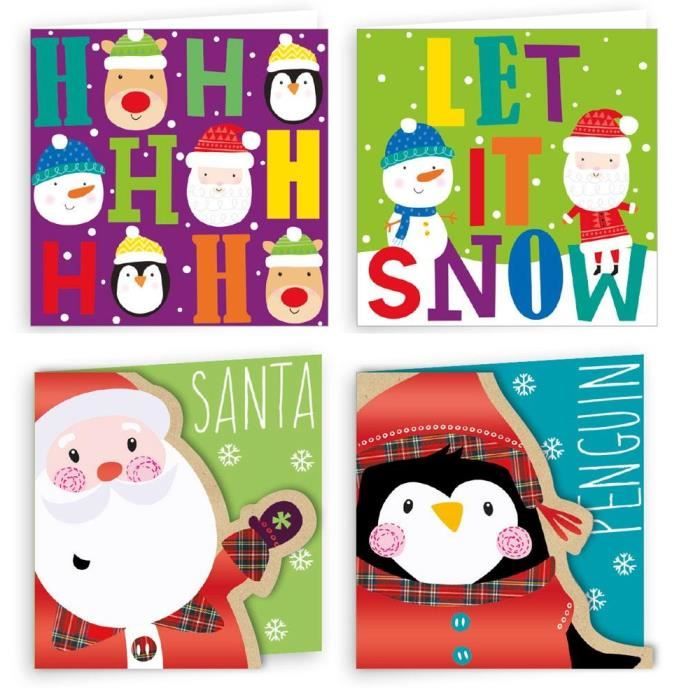 20 X Mignonnes Petites Cartes De Noel Pour Enfants Achat Vente Pack Carterie 20 X Mignonnes Petites Car Cdiscount