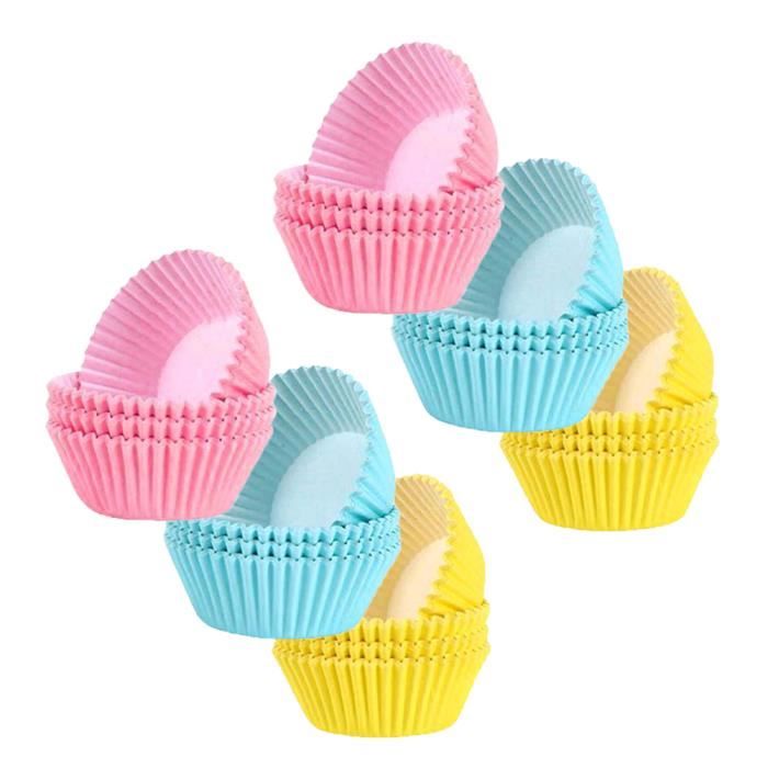 600 pièces Moule de papier à Cupcake étuis à Muffins emballages en papier doublures de Cupcake