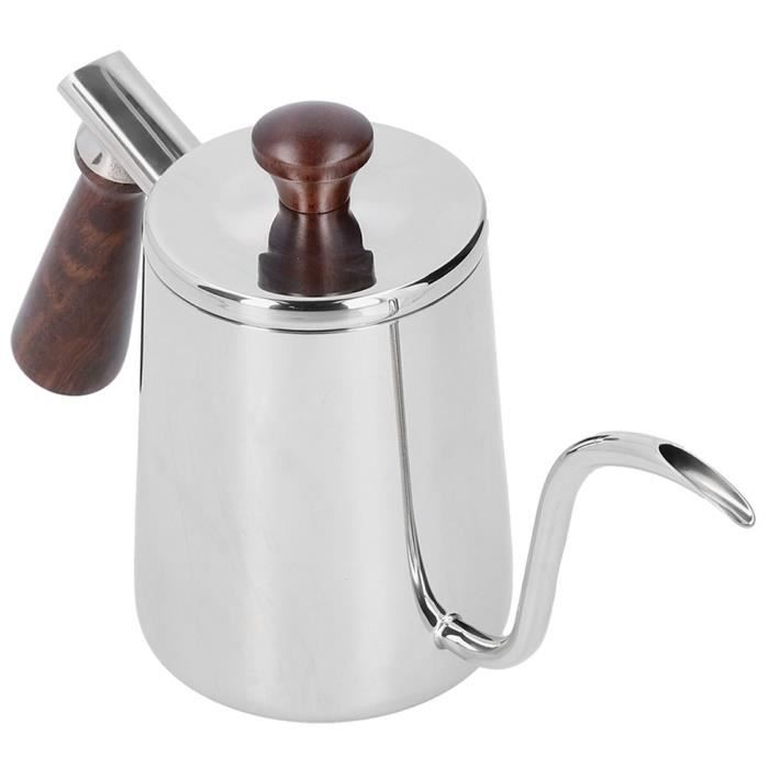 Cafetière Filtre 4 Tasses TM Electron - 600W, Acier Inoxydable, Argenté, Avec Indicateur LED