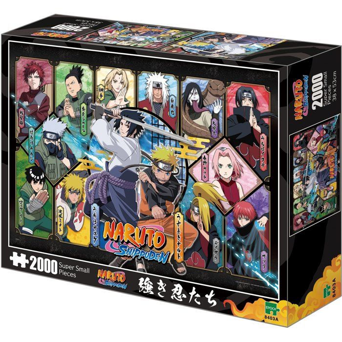 Puzzle Naruto Shippuden 2000 super small pieces - EPOCH Jigsaw Puzzle - 8403A